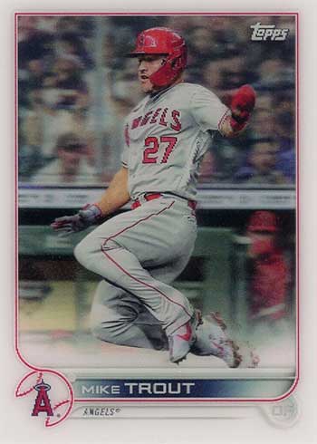 2022 Topps 3D Baseball Variations Mike Trout