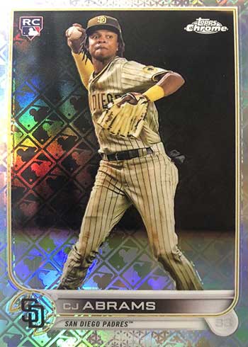  2023 TOPPS CHROME FUTURE STARS REFRACTOR #FS-8 CJ ABRAMS  WASHINGTON NATIONALS BASEBALL OFFICIAL TRADING CARD OF MLB : Collectibles &  Fine Art