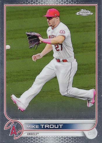 Mike Trout 2022 Topps Chrome Black Green Atomic Refractors #4 #4