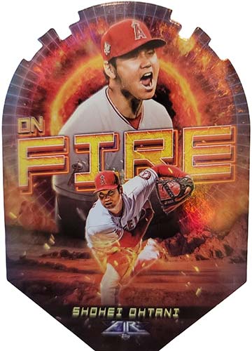 2022 Topps Fire #23 Jake Burger Rookie Card