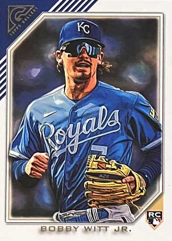 82/250 SP BOBBY WITT JR. 2022 Topps Gallery Modern Artists Green Royals 🔥🔥