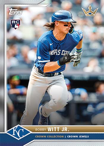 2022 Topps x Bobby Witt Jr. Crown Collection Checklist, Details