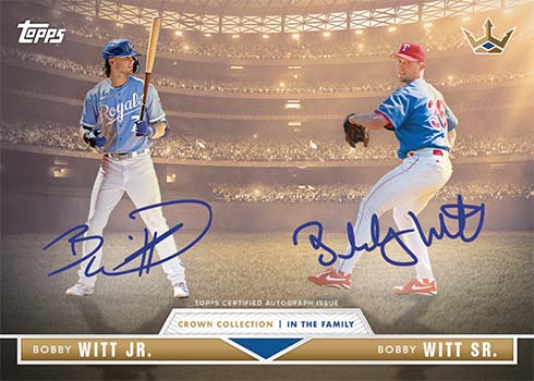 Bobby Witt Jr. Builds his own Topps Baseball Card Set