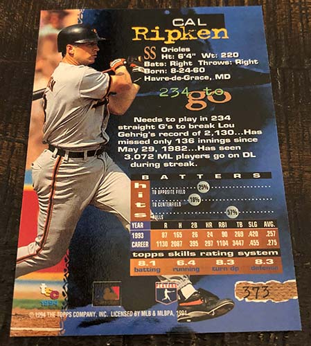 1982 Topps Cal Ripken Jr Rookie Card Pulled by Vintage Breaks