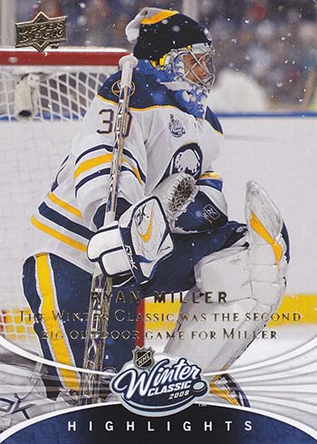 Ryan Miller 2008 Winter Classic Sabres LIMITED STOCK 8x10