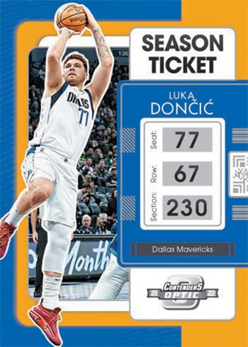 2021-22 Panini Contenders Optic Basketball Checklist, Box Info