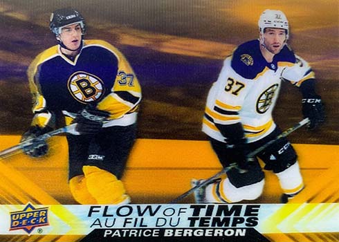 2022-23 Upper Deck Tim Hortons Hockey Flow of Time Patrice Bergeron