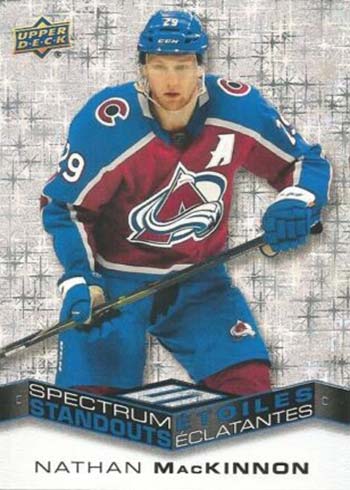 2022-23 Upper Deck Tim Hortons Hockey Spectrum Standouts Nathan MacKinnon