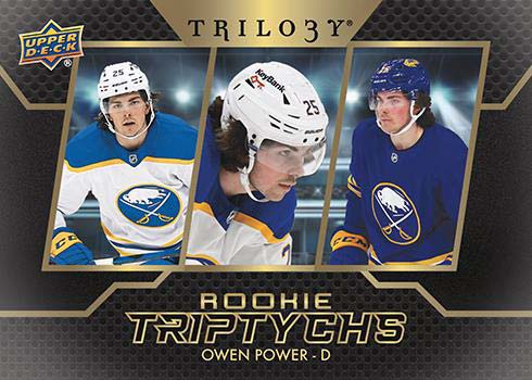 2022-23 Upper Deck Trilogy Hockey Rookie Triptychs Owen Power