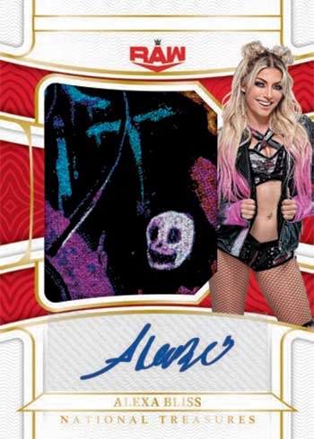 2022 Panini Chronicles WWE National Treasures Autograph Memorabilia Alexa Bliss