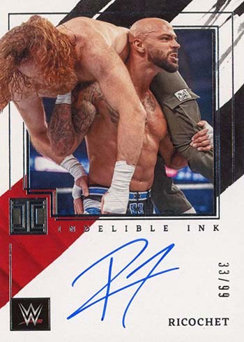 2022 Panini Impeccable WWE Dolph Ziggler Elegance popular On Card Auto Ring Worn /99