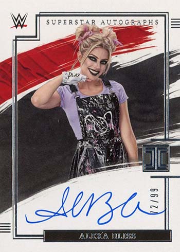 2022 Panini Impeccable WWE Superstar Autograph Alexa Bliss