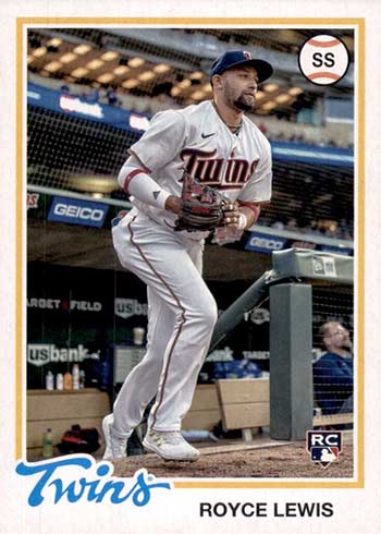 2022 Topps Archives Baseball Variations Royce Lewis Image