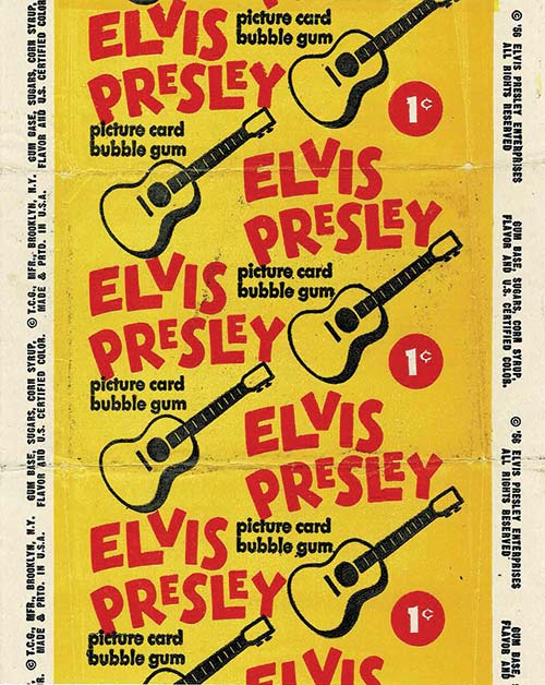 7 RARE ORIGINAL VINTAGE Elvis Presley old gum trading cards