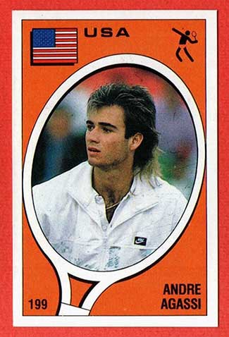 1988 Panini Supersport Andre Agassi