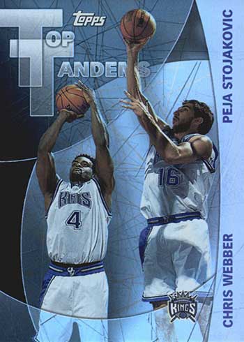 Chris Webber player worn jersey patch basketball card (Sacramento Kings)  2002 Topps Xtra Threads #XTCW