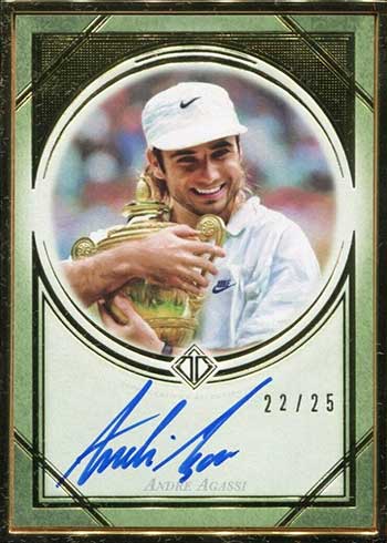 Andre Agassi Tennis Cards - 2020 Topps Transcendent Andre Agassi Autograph