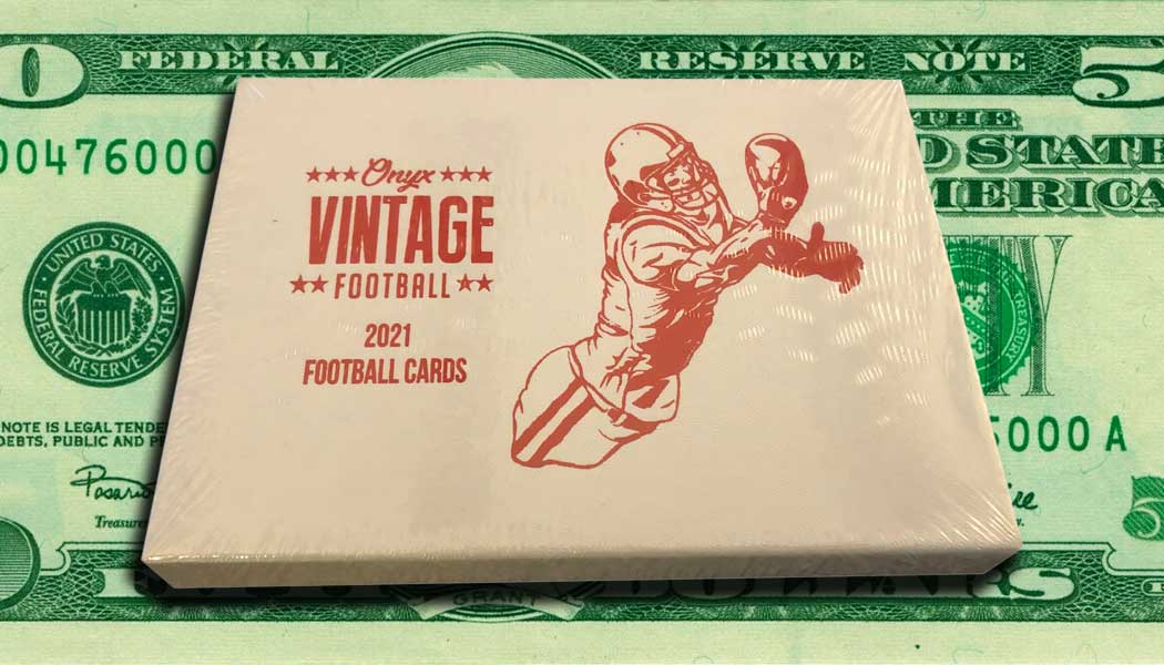 2021 Onyx Vintage Football Box Break, Review and Breakdown