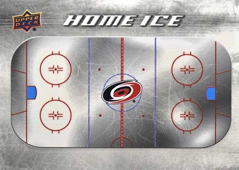 2022-23 Upper Deck Series 1 Hockey Home Ice Carolina Hurricanes
