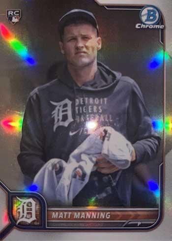 2022 Bowman Chrome Baseball Variations Matt Manning
