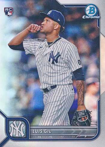 2022 Bowman Chrome Baseball Variations Luis Gil