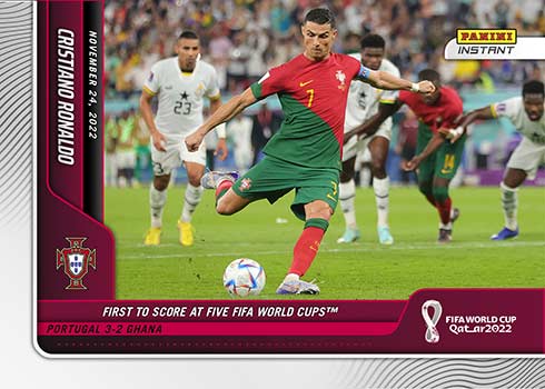 2022 Panini Instant World Cup 49 Cristiano Ronaldo