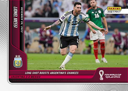 2022 Panini Instant World Cup 56 Lionel Messi