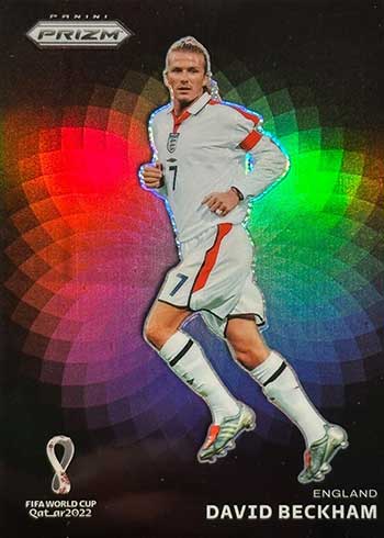 2022 Panini Prizm World Cup Color Wheel David Beckham