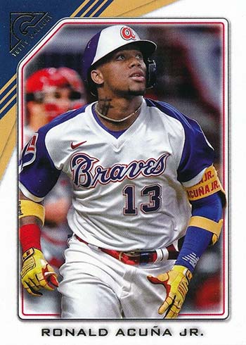 2022 Topps Gallery Masterstroke Autograph Ronald Acuna Jr 12/25 (1:3,685  packs) 
