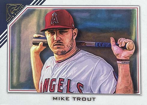 2022 Topps Gallery Baseball Variations Mike Trout