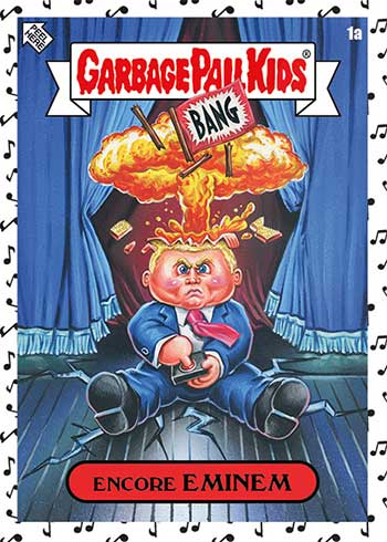2022 Topps Garbage Pail Kids Rock and Roll Hall of Lame Music Note 1a