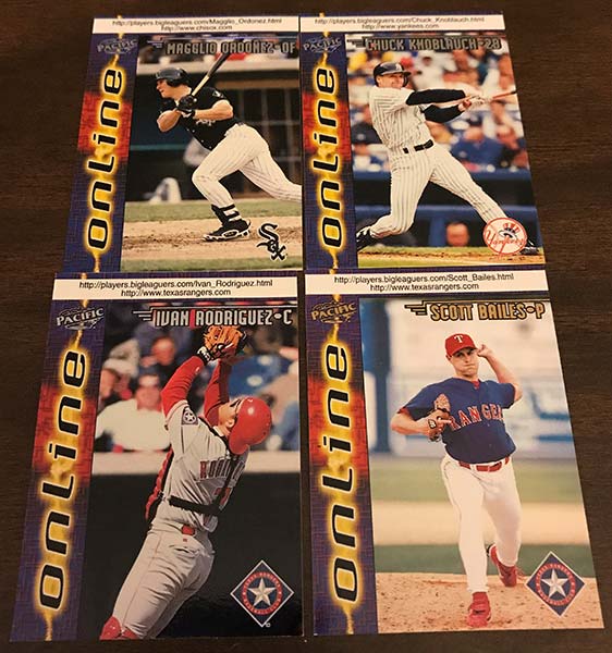 1998 Pacific Online Baseball Cards – Pick Your Cards (#491-732), 15+ Cards With Free US Shipping