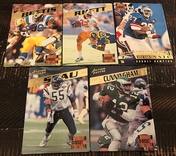 1995 Action Packed Monday Night Football Troy Aikman #107 Monday Night  Classic