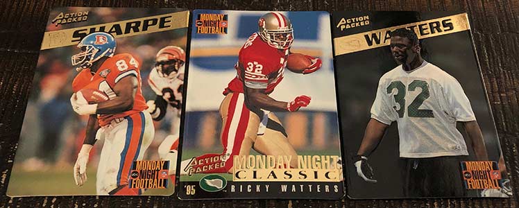 1995 Action Packed Monday Night Football Troy Aikman #107 Monday Night  Classic