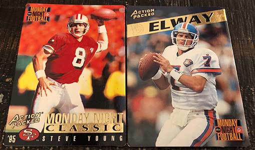 1995 Action Packed Monday Night Football Troy Aikman #107 Monday Night  Classic