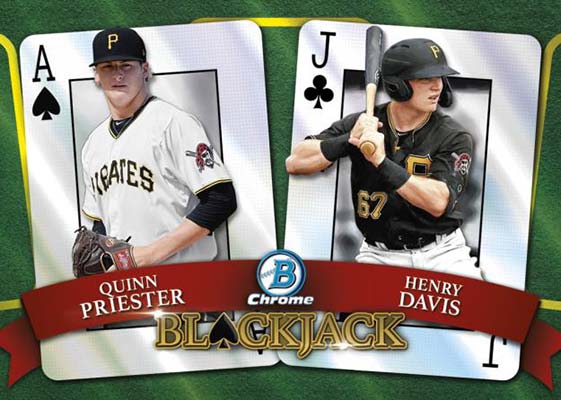 2022 Bowman Chrome Draft Baseball Blackjack