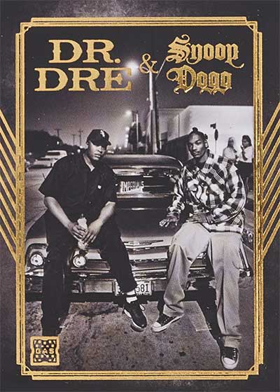 2022 GAS Dr. Dre Snoop Dogg Trading Card
