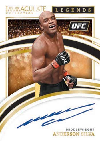 2022 Panini Immaculate UFC Immaculate Legends Anderson Silva