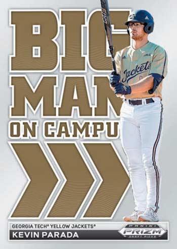 2022 Panini Prizm Draft Picks Baseball Big Man on Campus