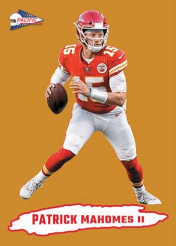 2022 Panini Zenith Football 1992 Pacific Patrick Mahomes