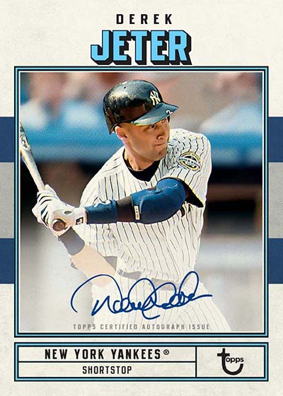 2022 Topps Brooklyn Collection Baseball Derek Jeter Autograph