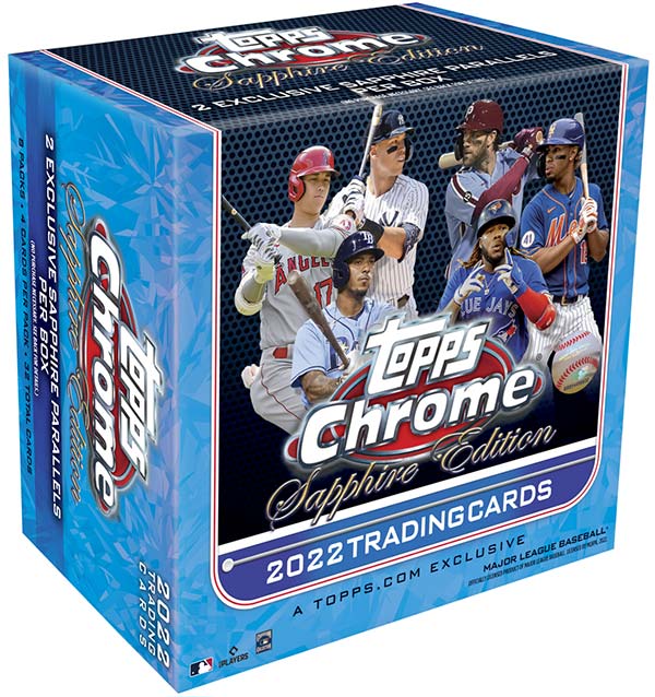 2022 Topps Chrome Sapphire Baseball Box