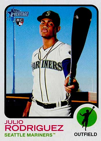 2022 Topps Archives #115 Julio Rodriguez Color Swap Variation