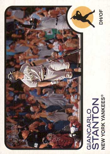 2022 Topps Heritage #225 Giancarlo Stanton New York Yankees NM-MT MLB  Baseball