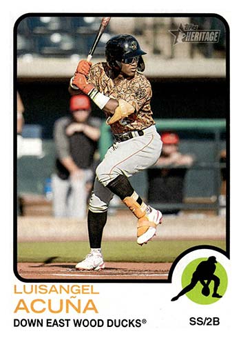 : Baseball MLB 2021 Topps Heritage Minor League #188 Wander Franco  In Action NM Near Mint : Collectibles & Fine Art