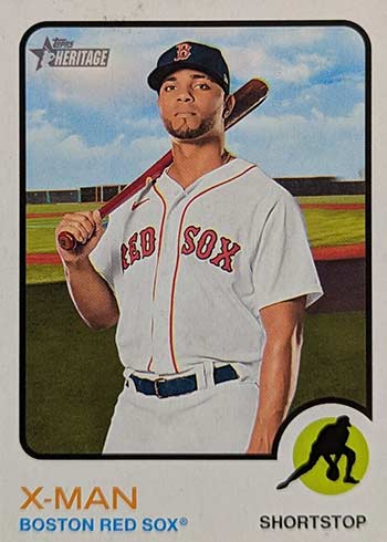  2022 Topps Heritage #173 Xander Bogaerts Boston Red Sox NM-MT  MLB Baseball : Collectibles & Fine Art