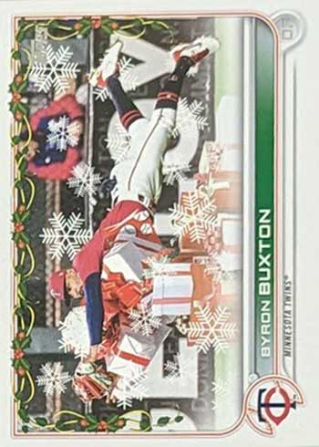 2022 Topps Holiday Baseball Variations Byron Buxton Rare