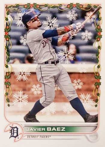 2022 Topps Holiday #HW112 CJ Abrams CANDY CANE SLEEVE SP RC - Nationals