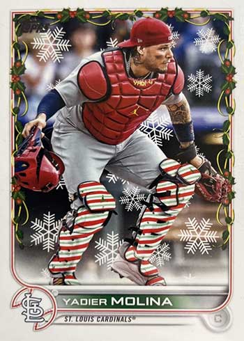 2022 Topps Holiday #HW112 CJ Abrams CANDY CANE SLEEVE SP RC - Nationals