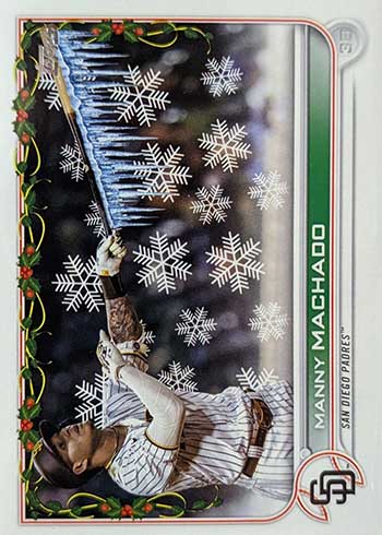 2022 Topps Holiday Baseball Variations 143 Manny Machado Ultra Rare